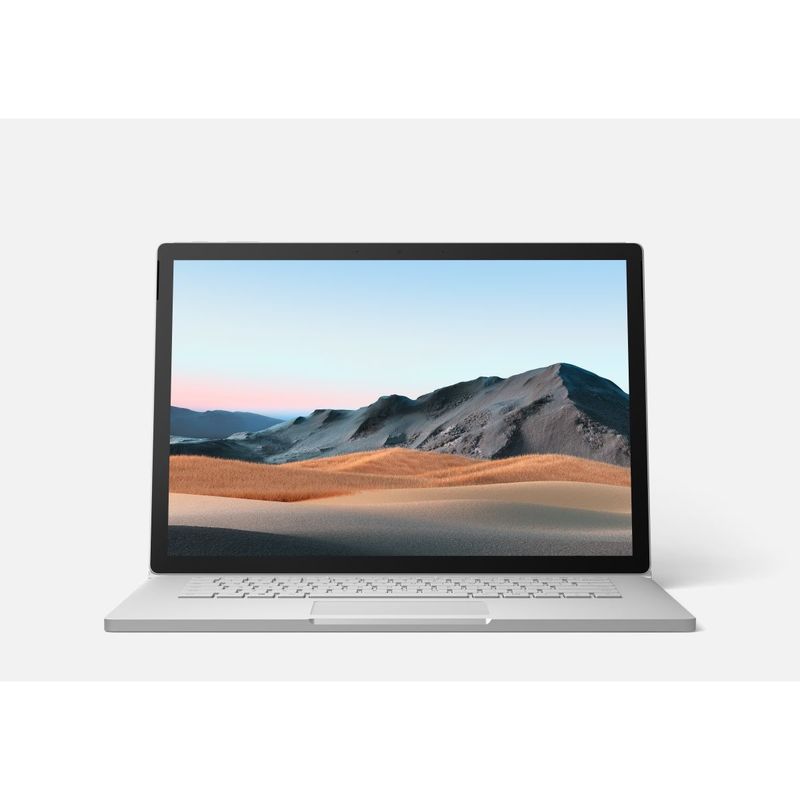 Microsoft Surface Book 3 All-in-One Business Laptop i7 1065G7 10th Gen/16GB/256GB SSD/NVIDIA GeForce GTX 1660 6GB/15-inch Display/Windows 10/Platinum (Arabic/English)