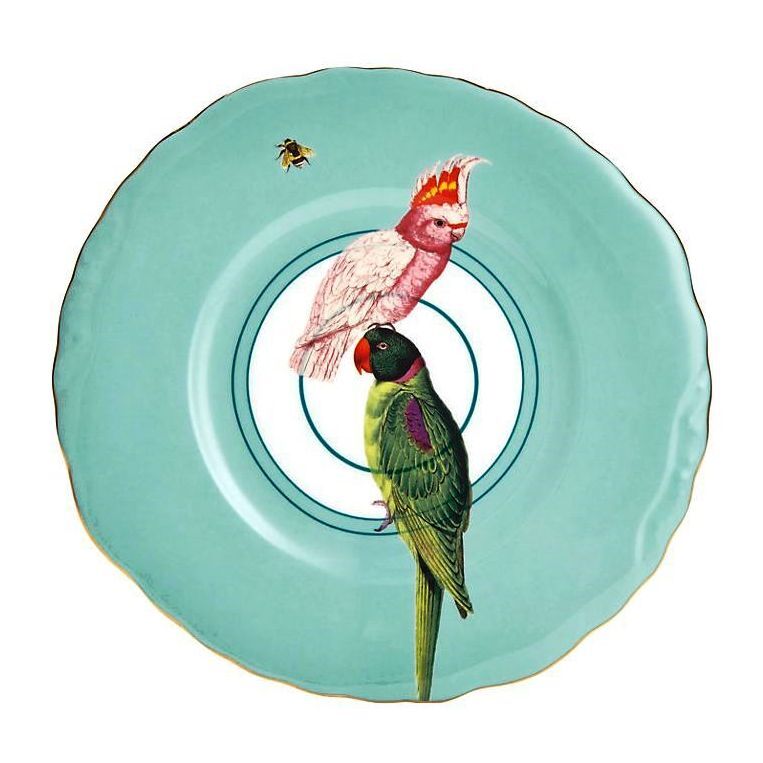 Yvonne Ellen Sandwich Plate Parrot 22cm