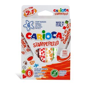 Carioca Stamp Markers Box of (Set of 6)