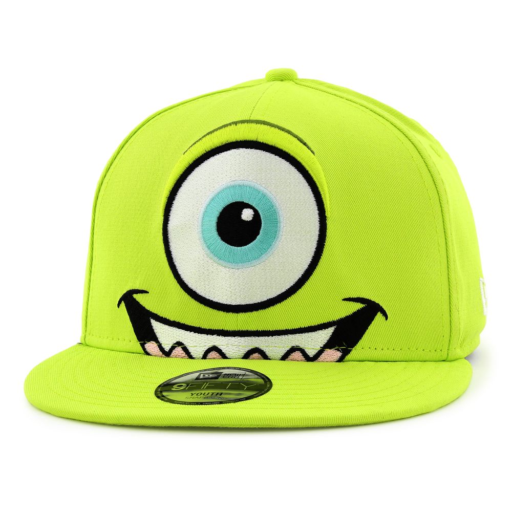 قبعة رأس مونستر إنك للأطفال من نيو إيرا ، قبعة للأولاد الصغار ، لون أخضر لامع