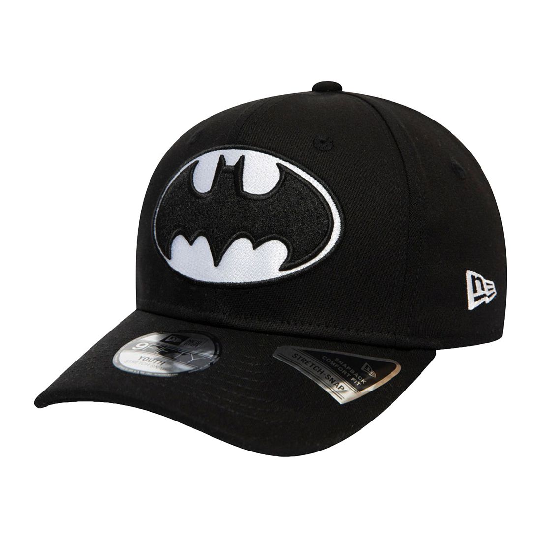 قبعة باتمان للبطل الخارق من نيو إيرا ، قبعة أولاد شبابية ، شباب أسود