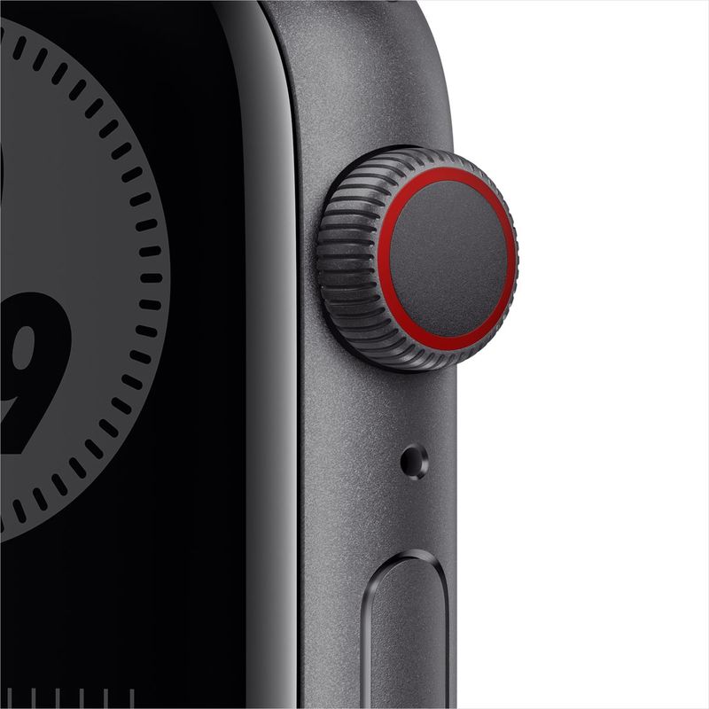 Apple Watch Nike Series 6 GPS + Cellular 44mm Space Grey Aluminium Case with Anthracite/Black Nike Sport Band Regular