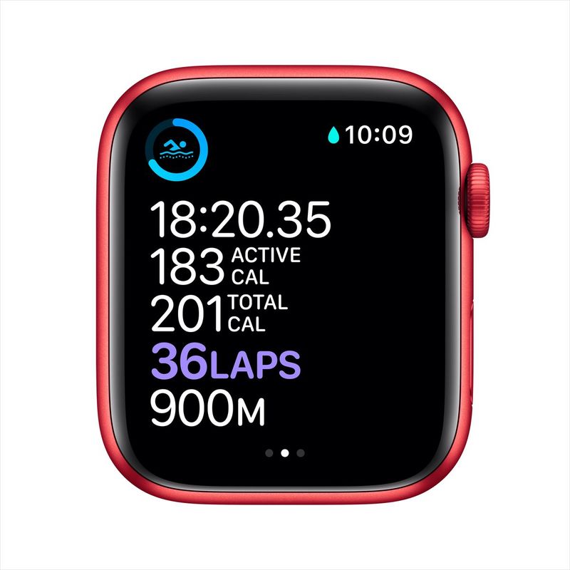 Apple Watch Series 6 GPS 44mm Product(Red) Aluminium Case with Product(Red) Sport Band