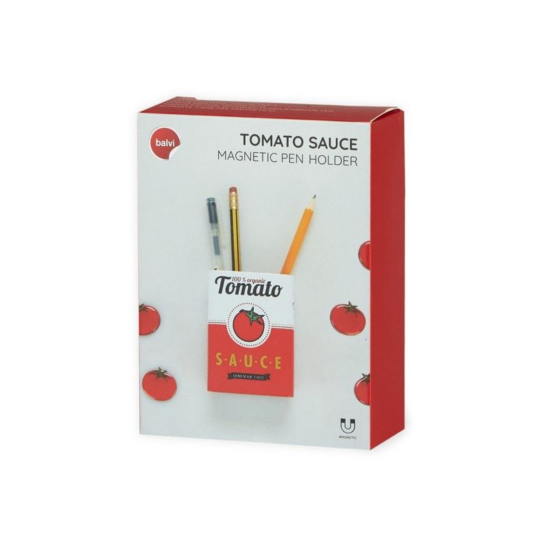 Balvi Tomato Sauce 5 Magnetic Pen Holder