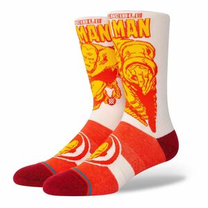Stance Iron Man Marquee Unisex Socks Red L