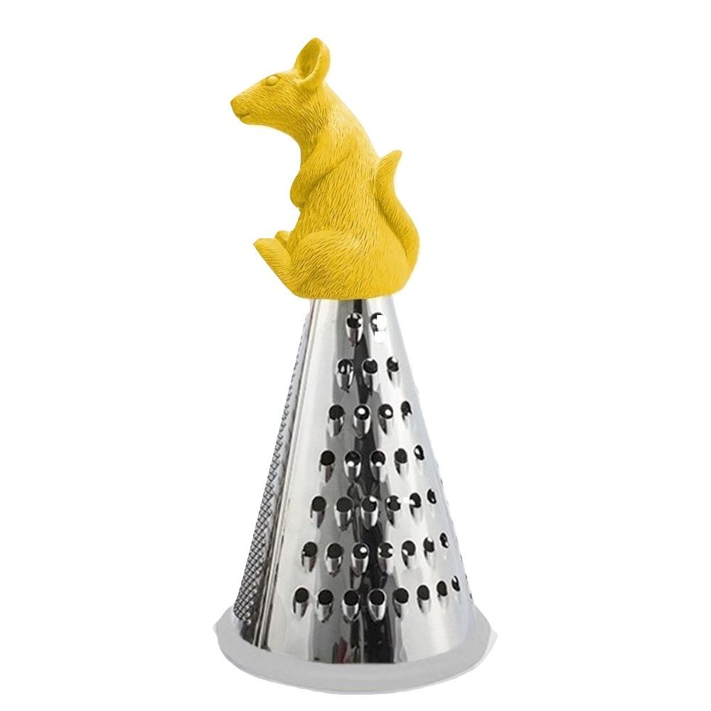 Fisura Cheese Grater Yellow Mouse