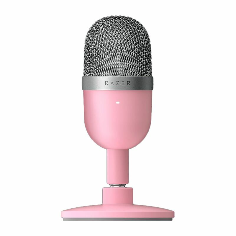 Razer Seiren Mini Ultra-Compact Streaming Microphone - Quartz Pink