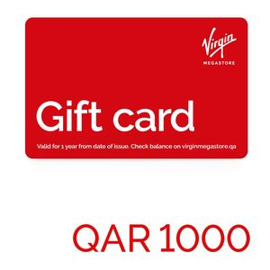 Virgin Megastore Gift Card - 1000 QAR