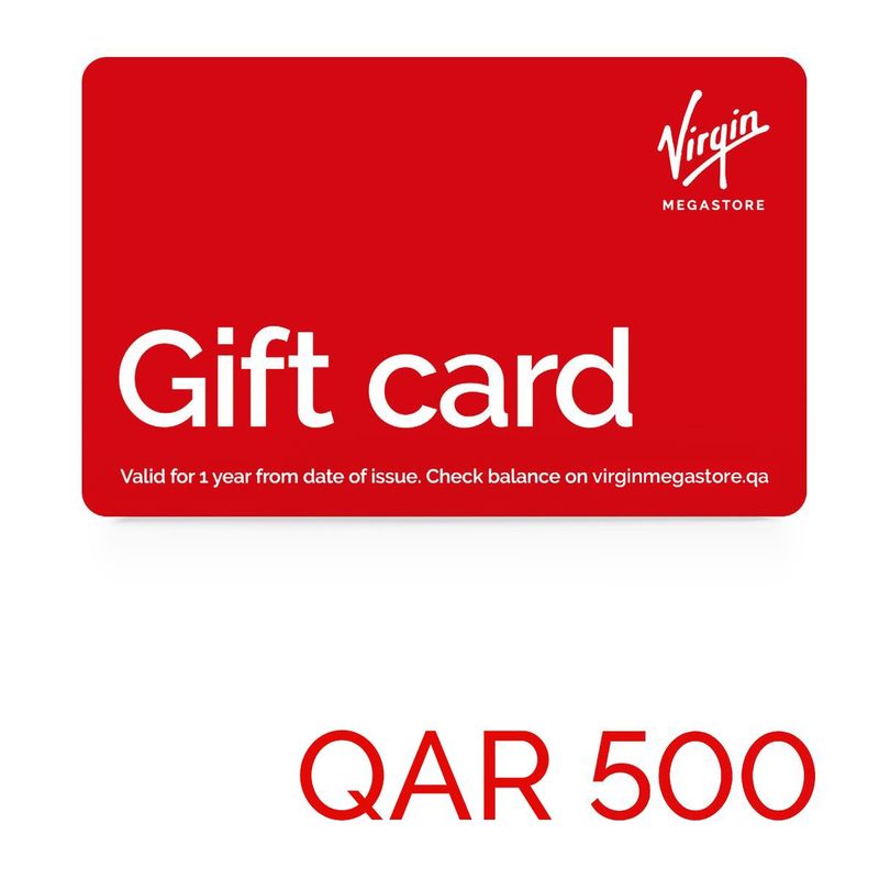 Virgin Megastore Gift Card - 500 QAR