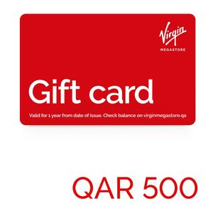 Virgin Megastore Gift Card - 500 QAR