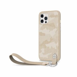 Moshi Altra Slim Hardshell Case With Strap Sahara Beige for iPhone 12 Pro Max