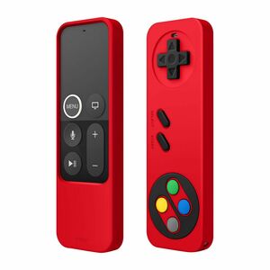 Elago R4 Retro Case for Apple Tv Siri Remote with Lanyard Red