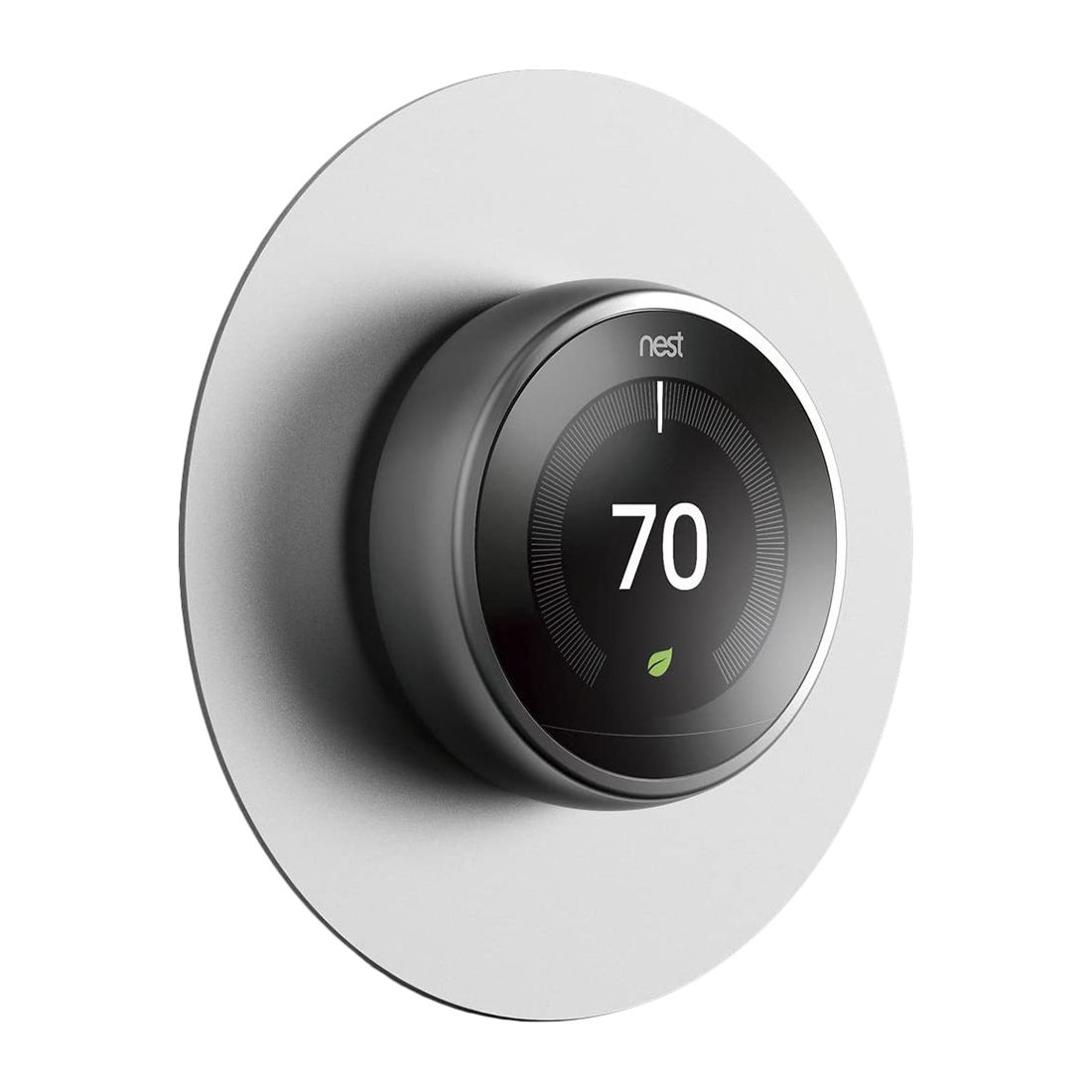 Elago Aluminum Wall Plate Cover for Nest Thermostats-Silver