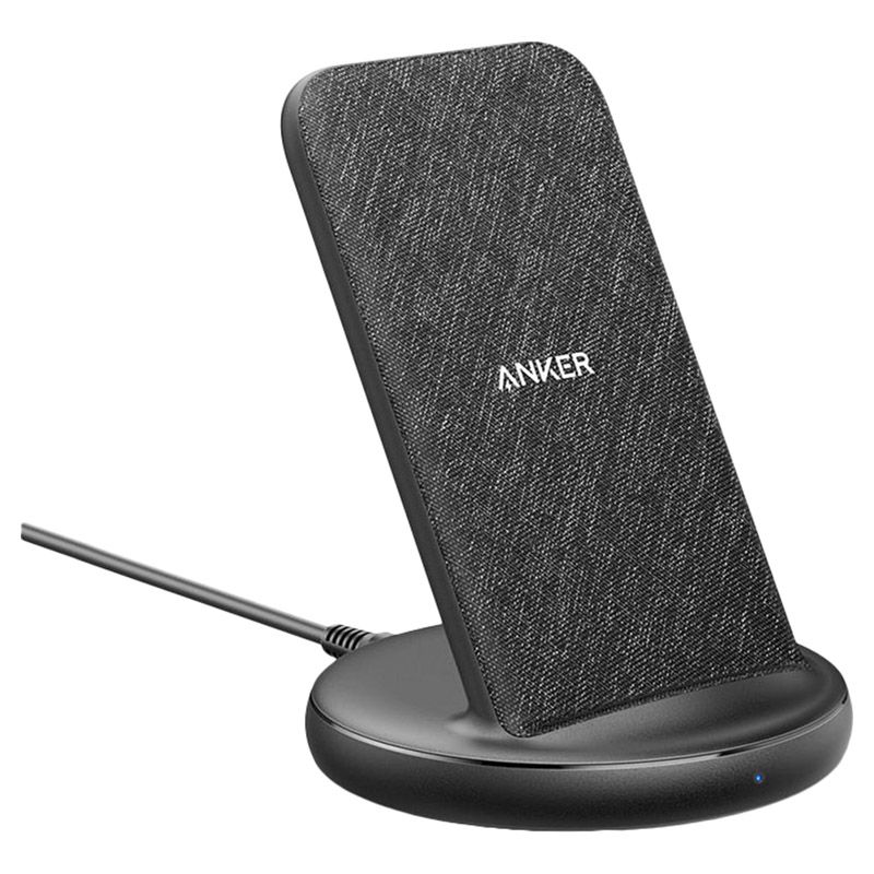 Anker Powerwave II Sense Stand 15W Black Fabric Wireless Charger