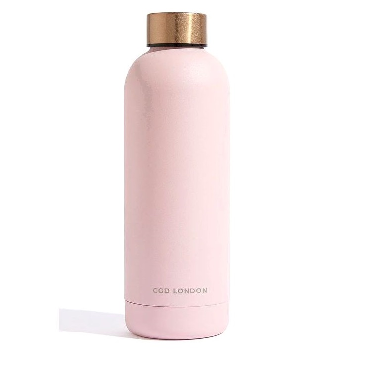 Career Girl London Pink Stainless Steel Water Bottle Large 500ml