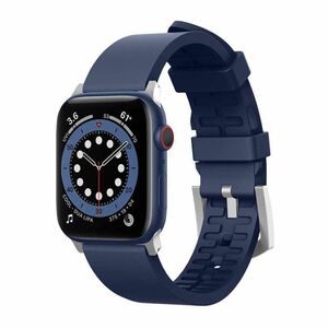 Elago Premium Fluoro Rubber Strap for Apple Watch 40mm Jean Indigo (Compatible with Apple Watch 38/40/41mm)