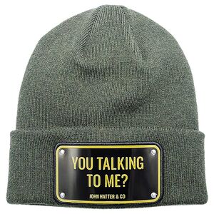 John Hatter You Talking To Me Beanie Olive