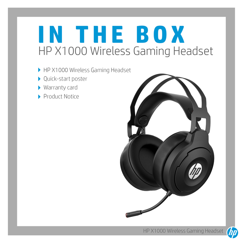 HP X1000 Wireless Gaming Headset