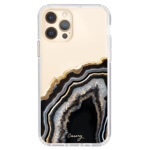 Casery Agate Case for iPhone 12 Pro/12 Black/Gold