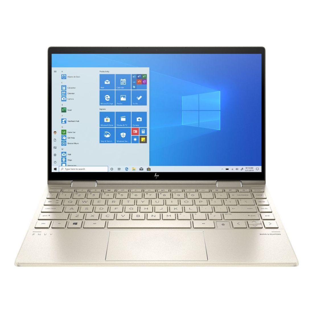 HP Envy X360 13M-BD0023 Laptop i7-1165G7/8GB/512GB/13.3-inch Touchscreen/Windows 10/Pale Gold