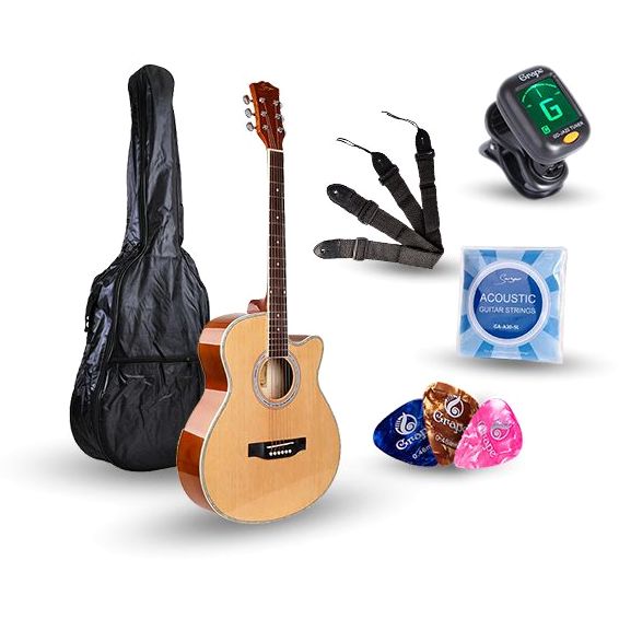 Smiger GA-H60-N Acoustic Guitar Pack Natural