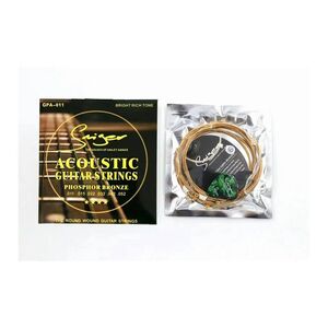 Smiger GPA-011 Acoustic Guitar Strings - Phosphor Bronze (11-52 Bright Rich Gauge)