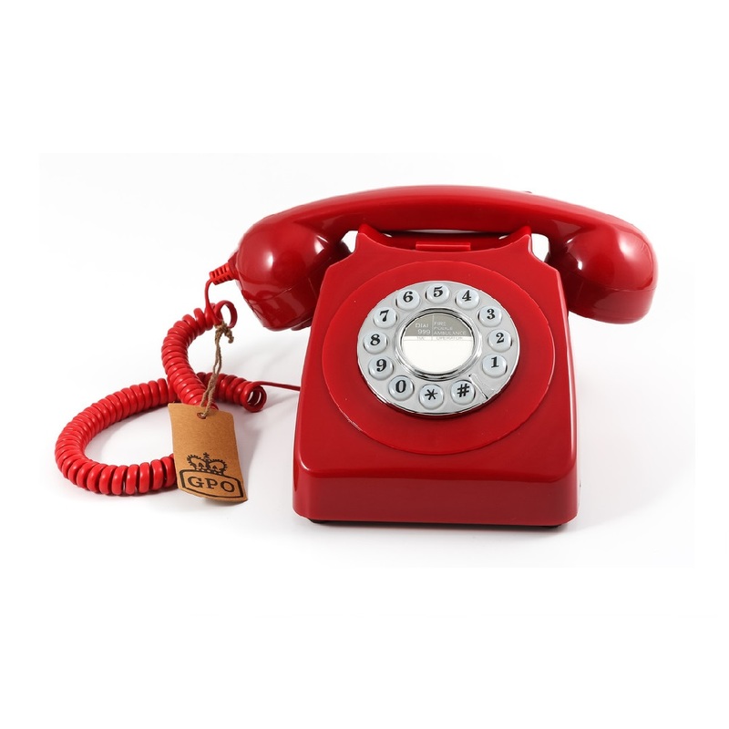 GPO Telephones 746 Push Red