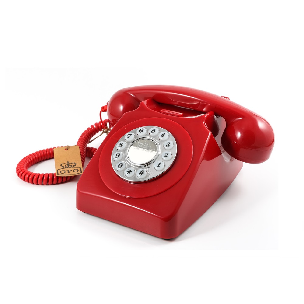 GPO Telephones 746 Push Red