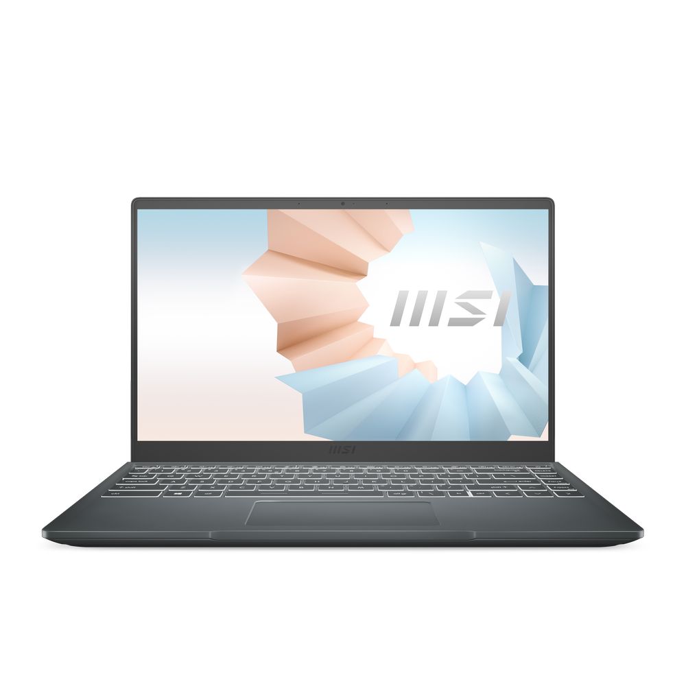 MSI Modern 14 B11SB Laptop i7-1165G7/16GB/512GB SSD/NVIDIA GeForce MX450 2GB/14-inch FHD Display/60Hz/Windows 10 Home Plus/Black