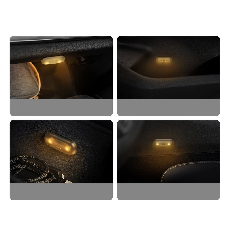 Baseus Capsule Car Interior Lights 2PCS Pack - Black
