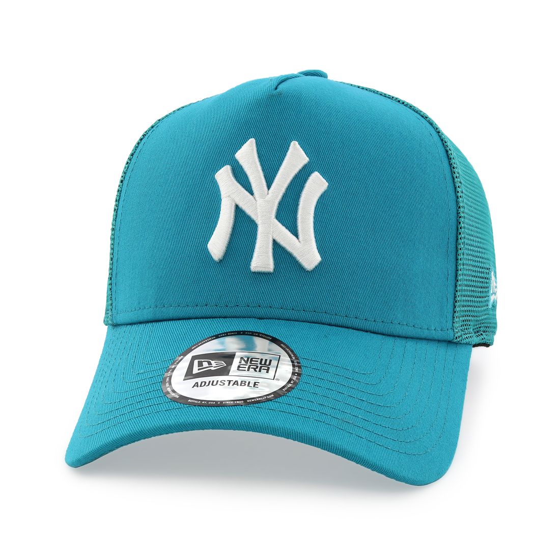 قبعة للرجال تحمل علامة فريق يانكيز نيويويورك تونال ميش تراكر من نيو إيرا لون تركواز