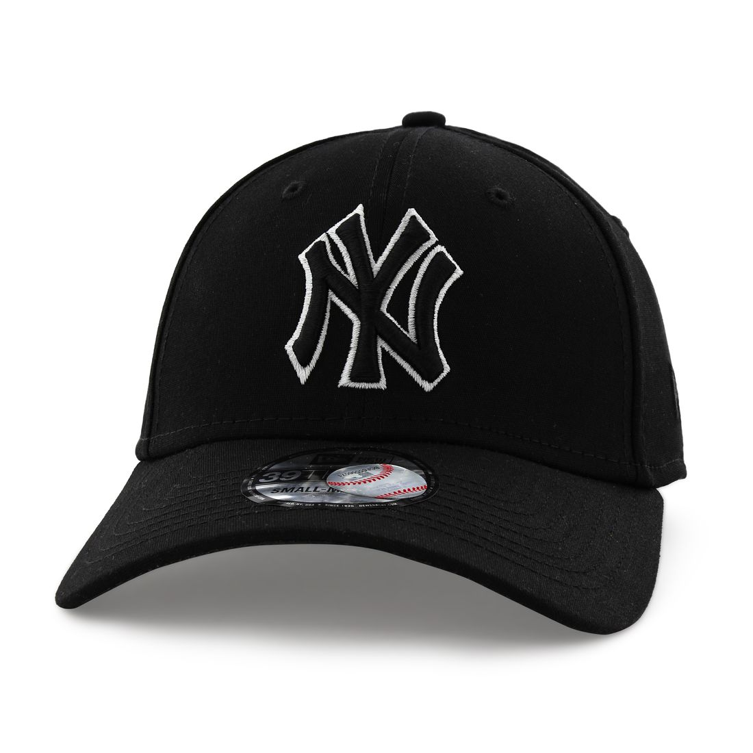 قبعة للرجال تحمل علامة لفريق يانكيز نيويورك بلون متناغم من نيو إيرا لون أسود S/M