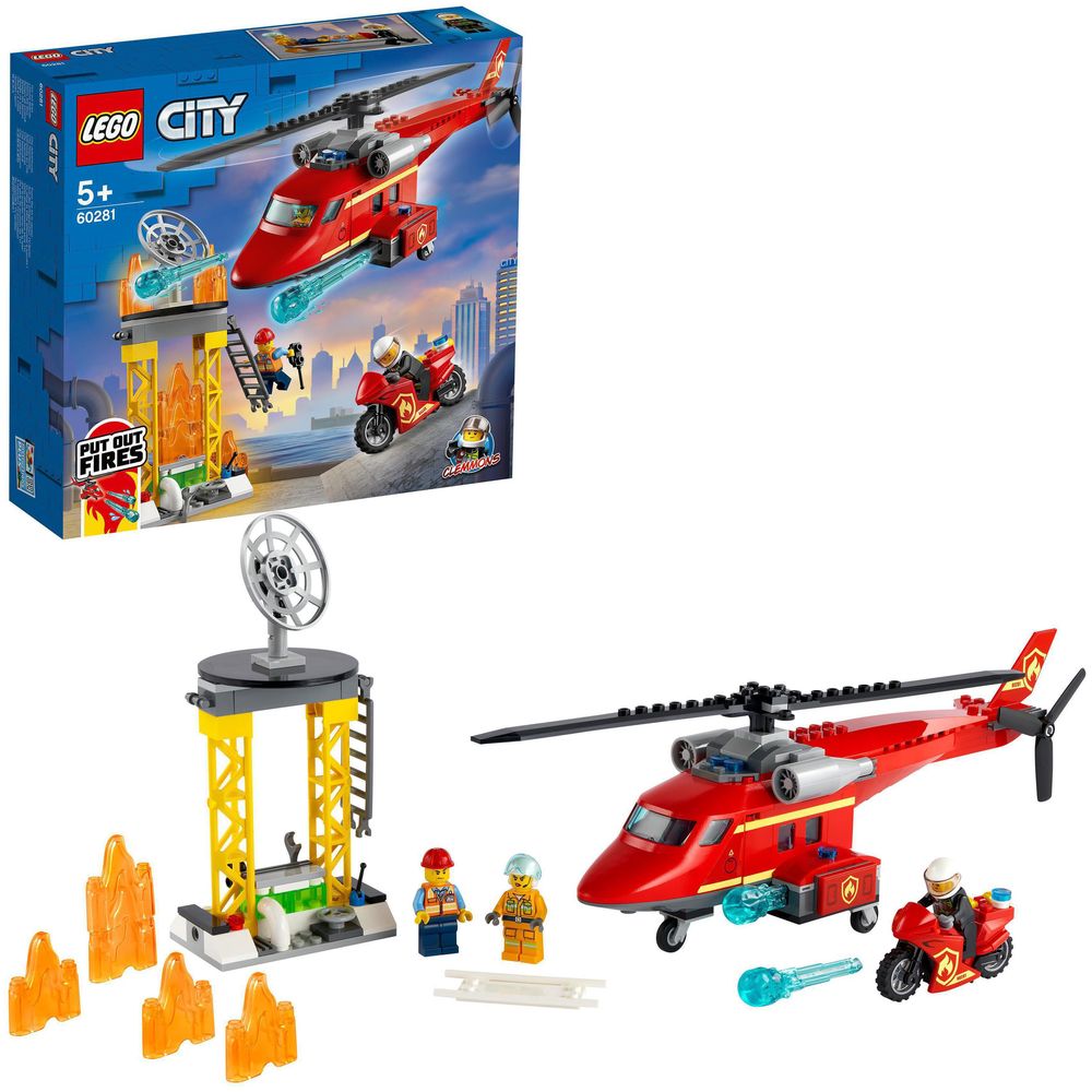 LEGO City Fire Fire Rescue Helicopter 60281