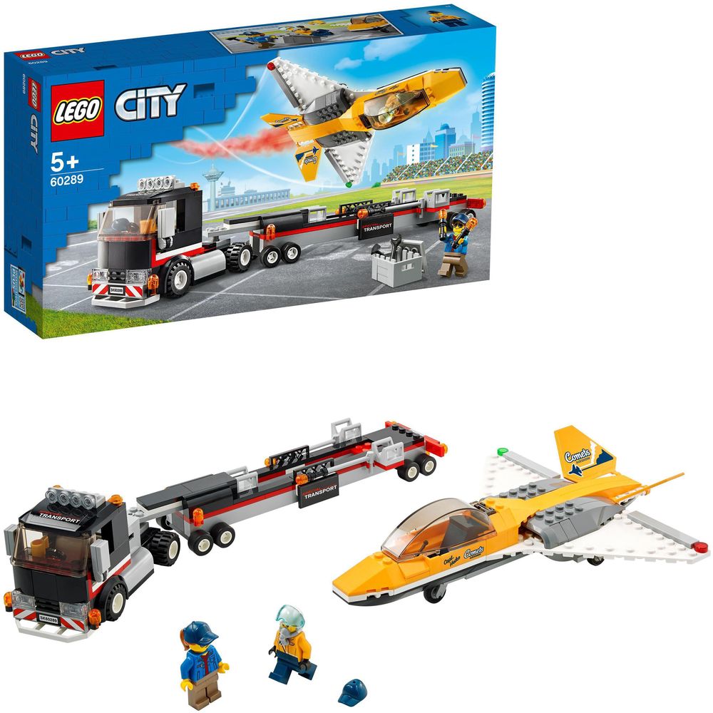 LEGO City Great Vehicles Airshow Jet Transporter 60289