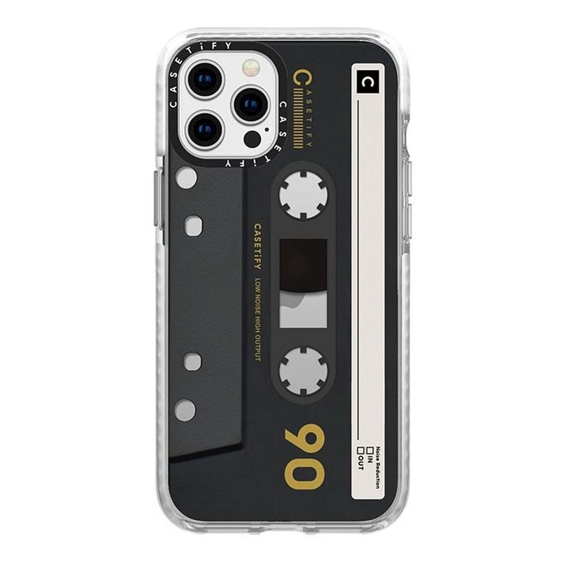 Casetify Cassette Collection Mixtape Black Case Frost for iPhone 12 Pro/12