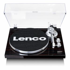 Lenco LBT-188 Bluetooth Belt-Drive Turntable with Built-in Preamp - Walnut