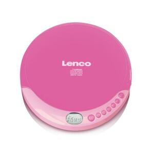 Lenco CD-011 Portable Discman CD Player Pink