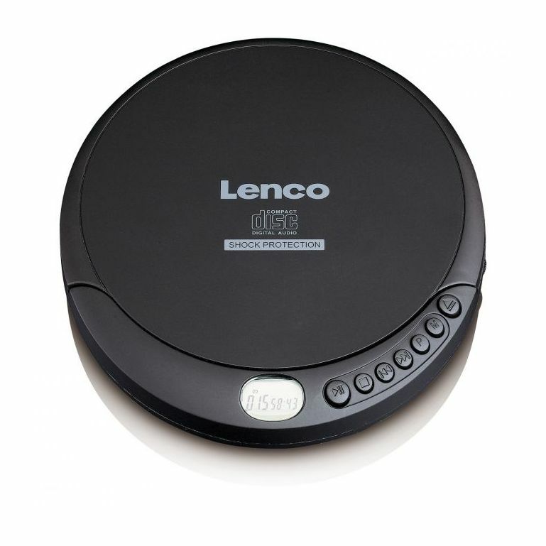 Lenco CD-200 Discman CD Player with Anti-Shock Black