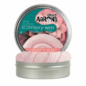 Crazy Aaron's Thinking Putty Aromatherapy Scentsory Grateful Heart 2.75 Inch Tin