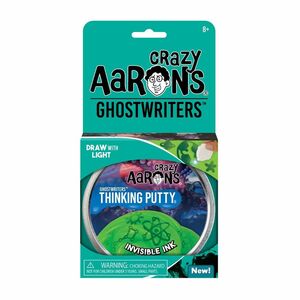 Crazy Aaron's Thinking Putty Ghostwriters Invisible Ink 4 Inch Tin
