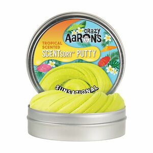 Crazy Aaron's Thinking Putty Tropical Scentsory Sunsational 2.75 Inch Tin