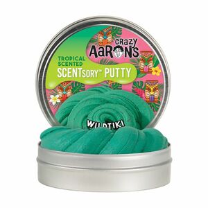 Crazy Aaron's Thinking Putty Tropical Scentsory Wildtiki 2.75 Inch Tin