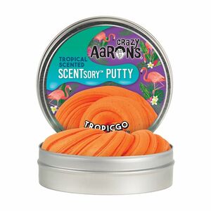 Crazy Aaron's Thinking Putty Tropical Scentsory Tropicgo 2.75 Inch Tin