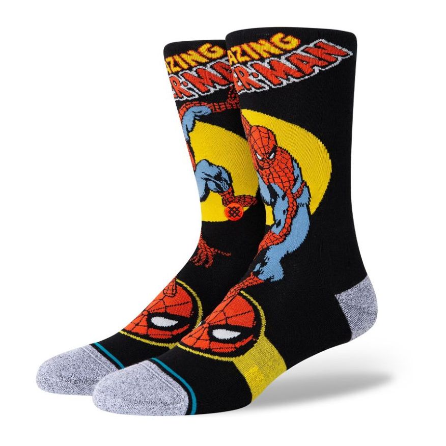 Stance Spider-Man Marquee Unisex Socks Black M