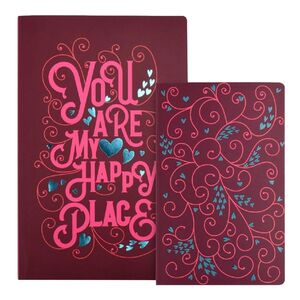 Doodle Collection Happy Place Twin Notebook