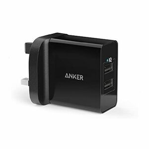 Anker 24W 2-Port USB Universal Charger Black