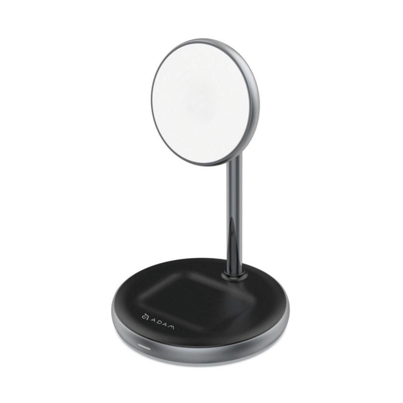 Adam Elements Omnia M2 Magnetic 2-in-1 Wireless Charger with Power Adapter