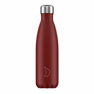 Chilly's Matte Water Bottles 500ml Red