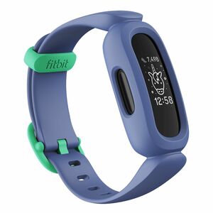 ساعة Fitbit Ace 3 الذكية باللون الأزرق/ الأخضر للأطفال