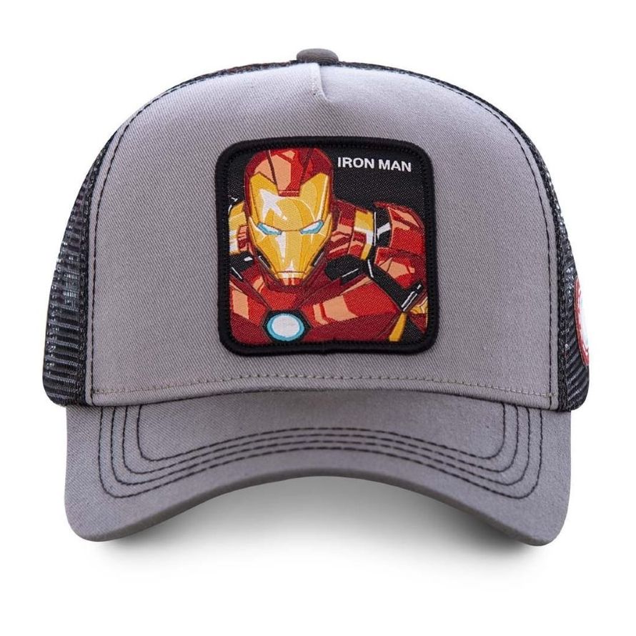 Capslab By Freegun Marvel Iron Man 3 Mesh Trucker Cap Grey Onesize